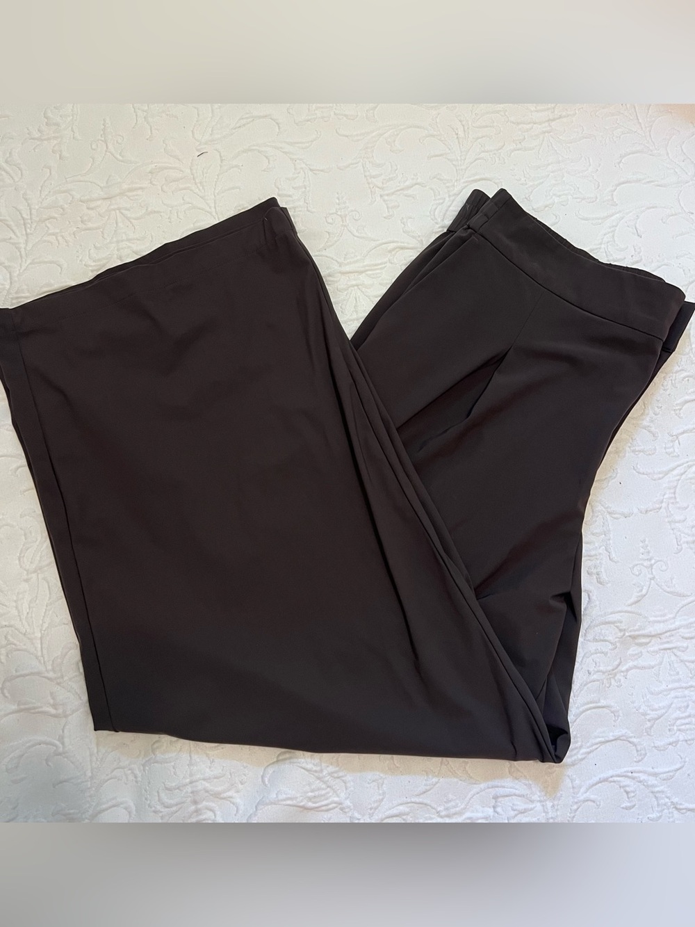 Athleta Pinnacle High Rise Trouser Brown with Pockets size 16